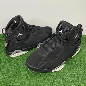 Nike 342964-010 Air Jordan True Flight Black Basketball Sneaker Shoes Men's 11.5